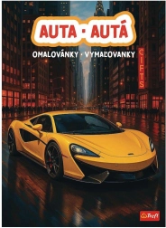 Spalvinimo knygelė Automobiliai 20 × 27,5 cm