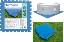 Apsauginiai putų kilimėliai po baseinu 50 × 50 cm – 9 vnt., BESTWAY Flowclear