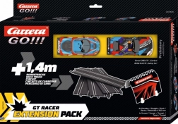 Carrera GO plėtimo rinkinys su tiesiosiomis ir GT automobiliais