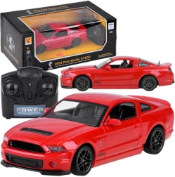 RC automobilis FORD SHELBY GT500 1:24 raudonas 2,4 GHz