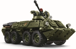 Karinė konstruktorių rinkinio Sluban BTR-80AS mastelis 1:35