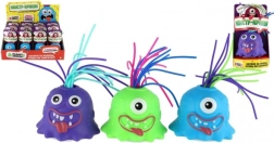 Plastinis pabaisiukas su siurbtuku, 7 cm, su šviesomis ir garsu