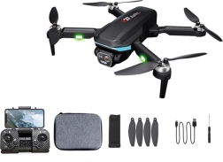 Sulankstomas dronas su kliūčių aptikimu ir 720p WI‑FI kamera, RC valdymas