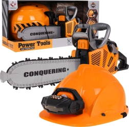 Elektrinė grandininė pjūklas su šalmu