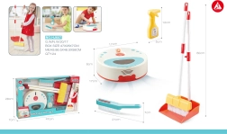 Interaktyvus valymo rinkinys su robotiniu dulkių siurbliu vaikams