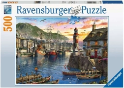 Ravensburger dėlionė „Saulėtekis uoste“ – 500 detalių