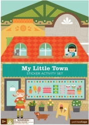 Petit Collage Reusable Stickers – My Little Town Scene