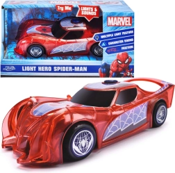 Marvel Spider‑Man šviečiantis automobilis su efektais