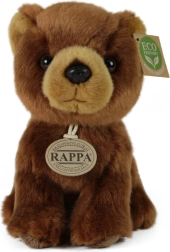 Brown Plush Bear Rappa 18 cm Eco-friendly Companion