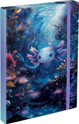 A4 formatas sąsiuvinių dėklai Axolotl