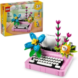 LEGO® Creator 3 in 1 31169 Rašomoji mašinėlė su gėlėmis