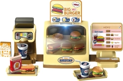 Woopie mini mėsainių parduotuvė Big Burger – vaikų greitojo maisto rinkinys