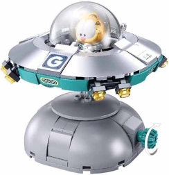 Sluban konstruktorius Garfieldas kelionėje į kosmosą