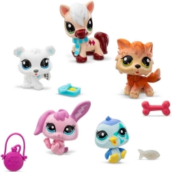 Hasbro Littlest Pet Shop žieminis gyvūnėlių rinkinys 5 vnt.