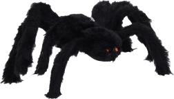 Didelis juodas voras Helovinui