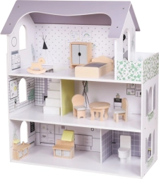 Medinis lėlių namelis „Rose“ Montessori Baby Mix