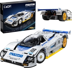 Konstruktorius CaDA lenktyninis automobilis MAZDA 787B 1:10, 1797 detalių, ilgis 50 cm