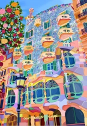Puzzle Beautiful Barcelona 1000 Pieces