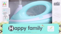 Vaikiškas plastikinis lygintuvas su baterijomis ir vandens purkštuvu