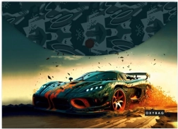 A4 vokelis su spaude ir CAR motyvu