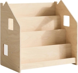 Vaikiška knygų lentyna iš beržo faneros BusyKids