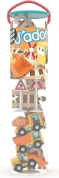 Play Set with Tracks and Construction Machines, 15 pcs