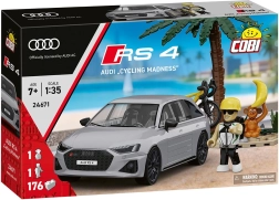 COBI Audi RS4 Cycling Madness konstruktorius, mastelis 1:35