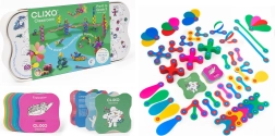 Clixo Classroom magnetinė konstravimo rinkinys – 100 dalių