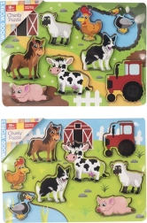 Medinė įstatoma dėlionė „Farma“