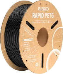 Filamentas 3D spausdinimui ELEGOO Rapid PETG juodas