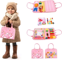 Sensorinė užimtumo knyga Vienaragis 1 iš 2Kids Toys