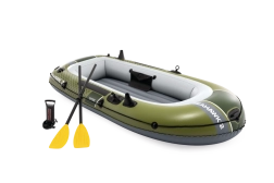Pripučiamas valtis INTEX Seahawk 2 dviem asmenims su irklais ir pompa