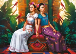 Puzzle TREFL Premium Plus Frida Kahlo: Dvi aš 1000 dalių