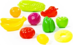 Food set fruit and vegetables for children, 10 pcs