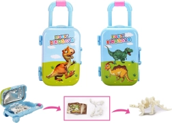 Dinozaurų griaučiai lagaminėlyje