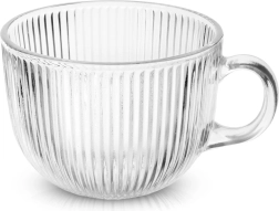 Stiklinė kavai ir arbatai 500 ml su ąsele ORION