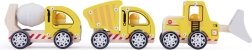 Statybinių transporto priemonių rinkinys vaikams – 3 vnt.