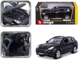 Modelis Porsche Cayenne Turbo juodas 1/24