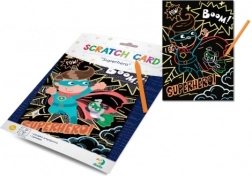 Dodo scratch picture Superhero 21 × 29 cm