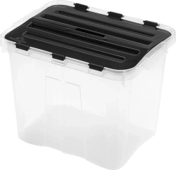 Plastikinė laikymo dėžė su dangčiu HEIDRUN Classic 24 l