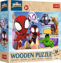 Wooden Puzzle Spidey and His Amazing Friends 24 Pieces