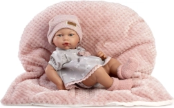 Guca realistiška naujagimė lėlė mergaitė 38 cm su visu viniliniu kūnu