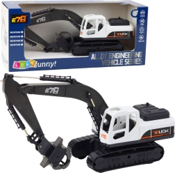 Tracked Excavator with Rotating Claw and 360° Rotation