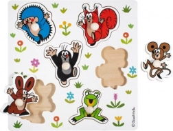 Medinė įstatoma dėlionė Kurmis – maža