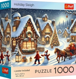 Dėlionė „Šventinės rogės“ 1000 detalių TREFL