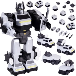 Magnetinis transformuojamas robotas 2 viename – didelė figūrėlė su priedais