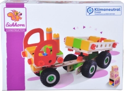 Eichhorn Constructor wooden building set 4-in-1 – trucks