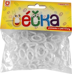 Šviečianti grandinėlė iš žiedelių ir raidelių – 150 vnt.