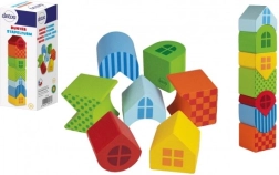 Colorful DETOA wooden stacking tower (7 pieces)