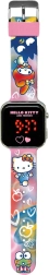 LED laikrodis su kalendoriumi Hello Kitty